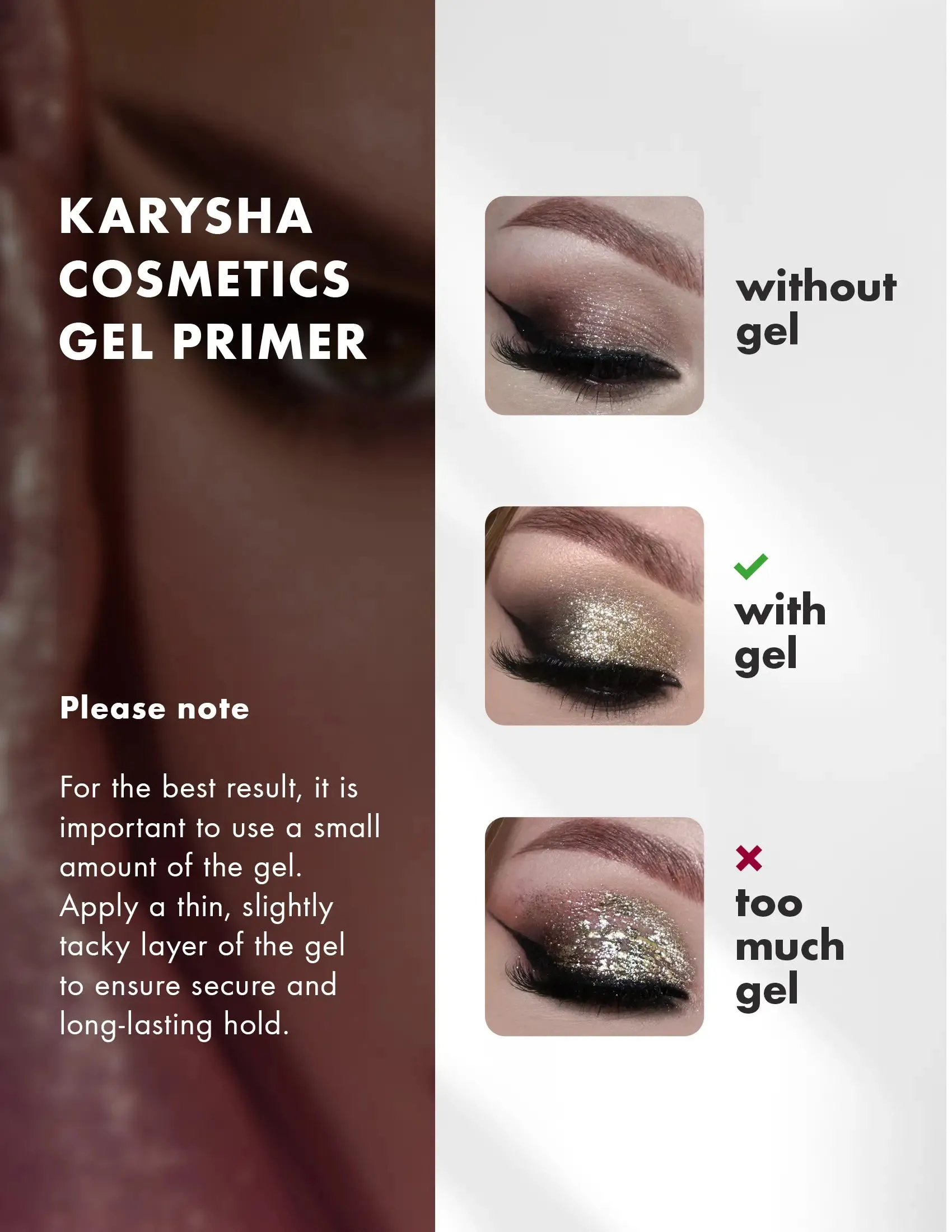 #20 Gray Eyeshadow Glitter