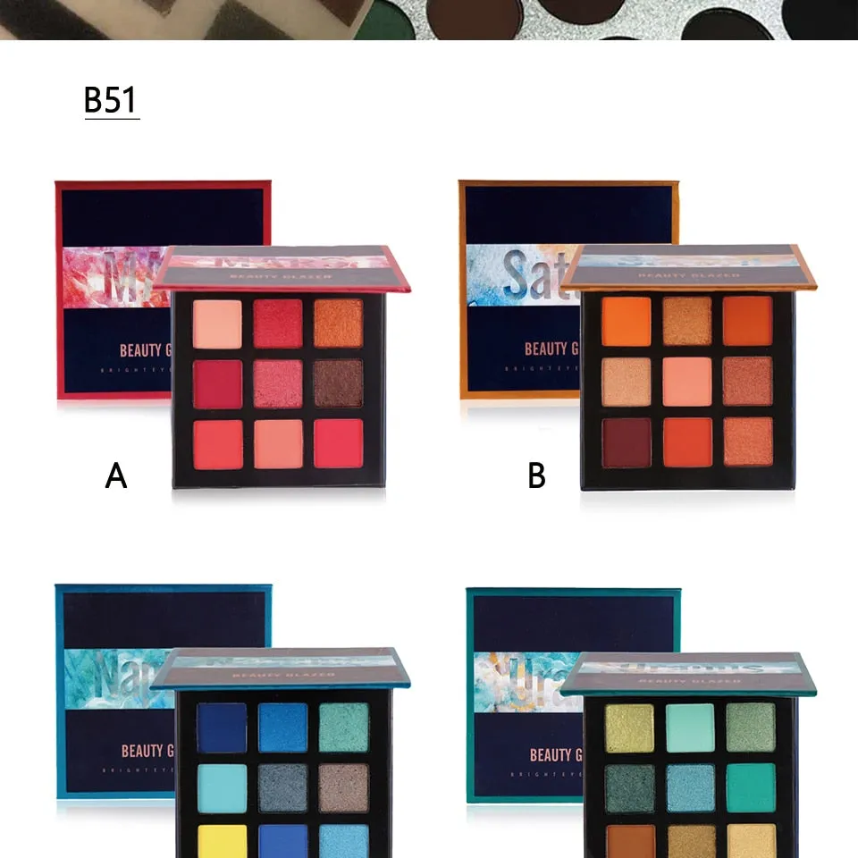 35Color eyeshadow pallete Glitter Matte Eye shadow Long-lasting