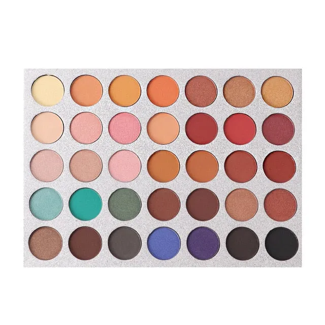35Color eyeshadow pallete Glitter Matte Eye shadow Long-lasting