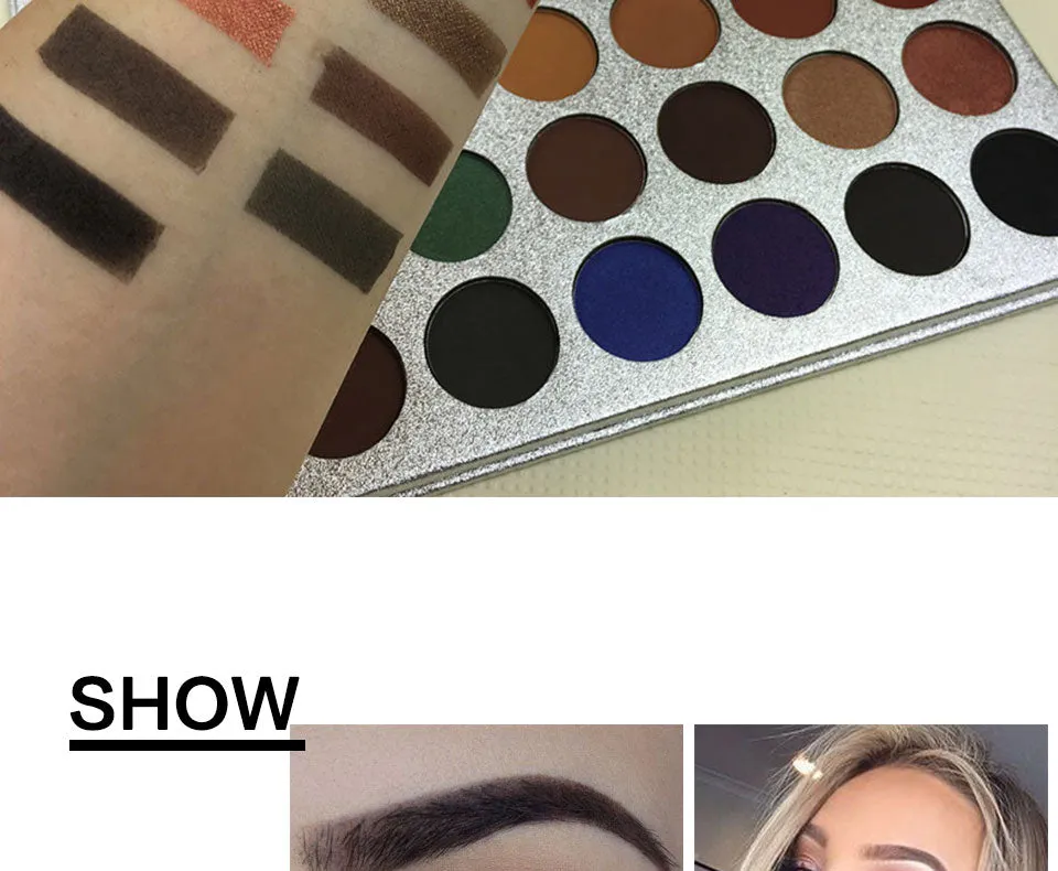 35Color eyeshadow pallete Glitter Matte Eye shadow Long-lasting