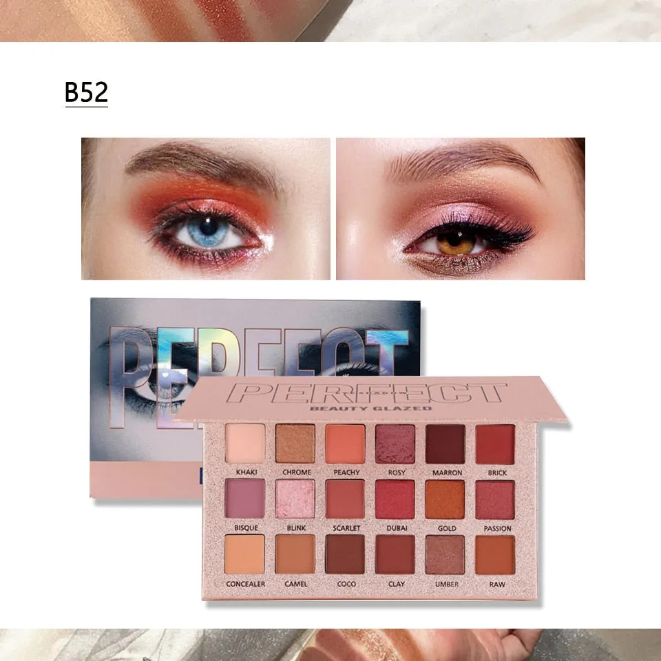 35Color eyeshadow pallete Glitter Matte Eye shadow Long-lasting
