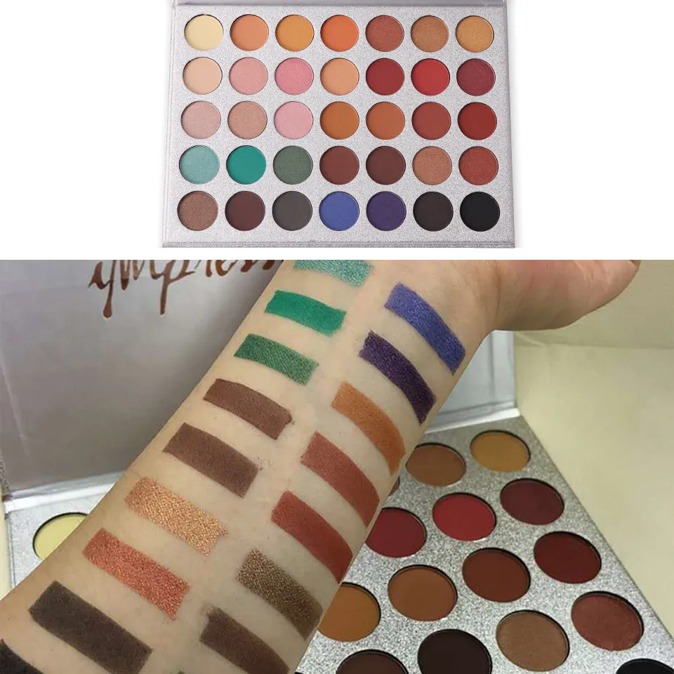 35Color eyeshadow pallete Glitter Matte Eye shadow Long-lasting