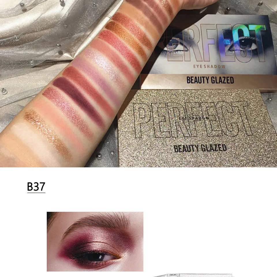 35Color eyeshadow pallete Glitter Matte Eye shadow Long-lasting