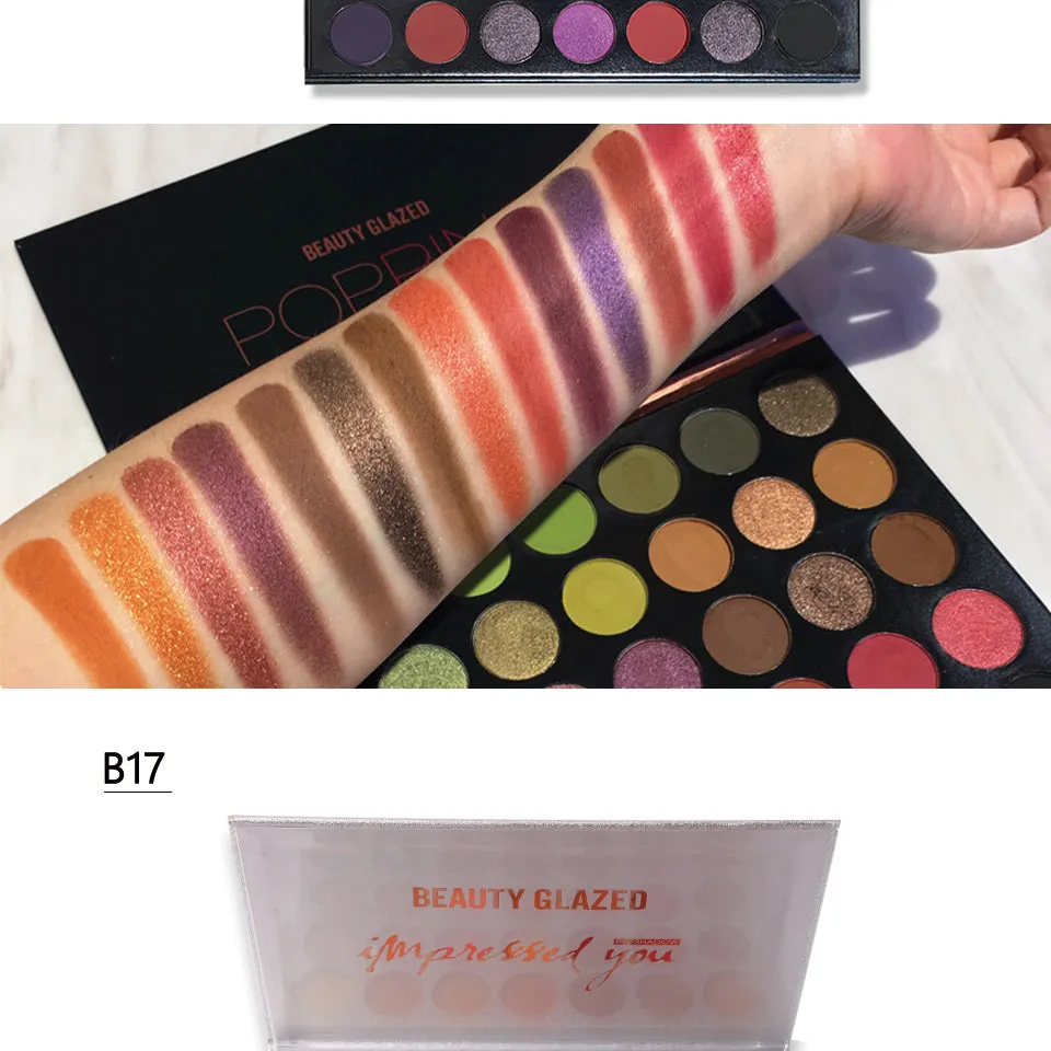 35Color eyeshadow pallete Glitter Matte Eye shadow Long-lasting