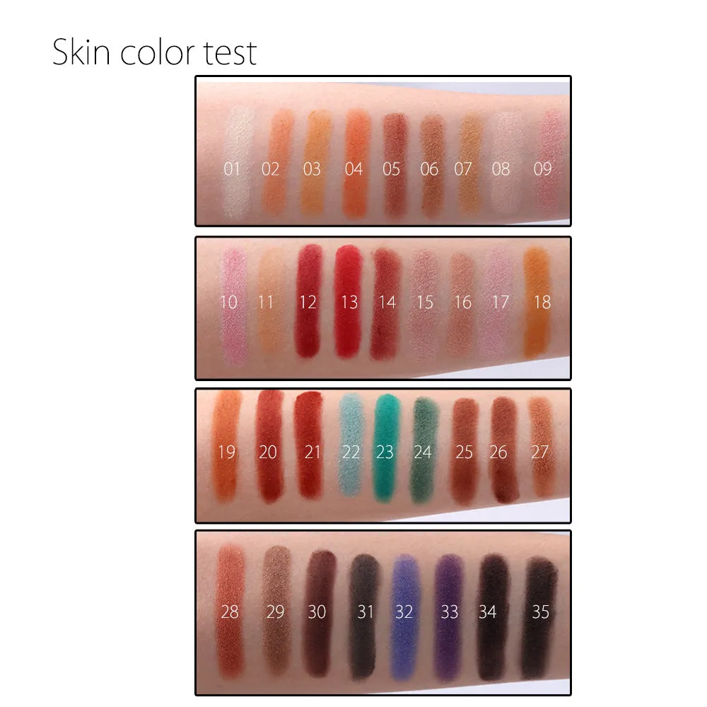 35Color eyeshadow pallete Glitter Matte Eye shadow Long-lasting