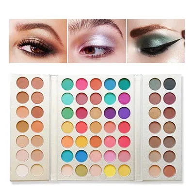 35Color eyeshadow pallete Glitter Matte Eye shadow Long-lasting