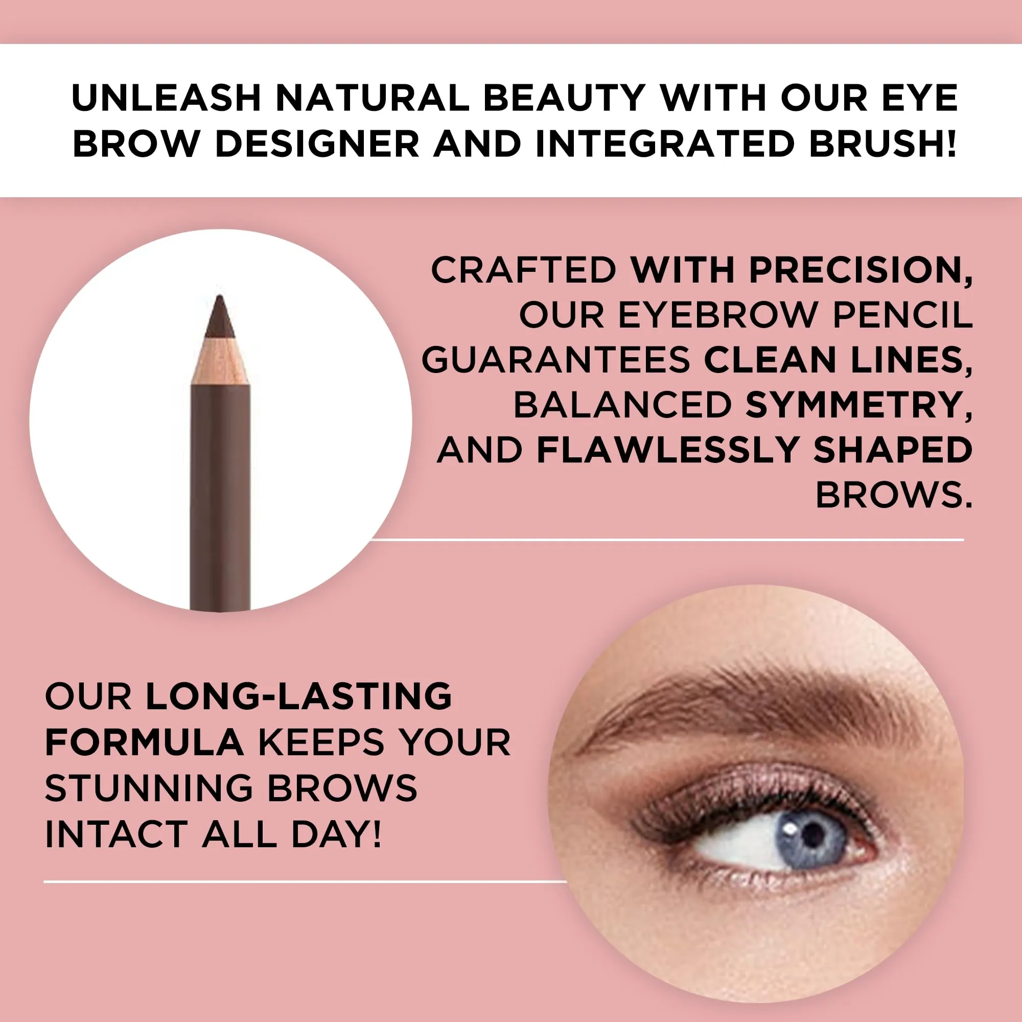 ARTDECO Eyebrow Designer - Ash Blond - Refines Eyebrows & Fills in Gaps - Integrated Brush for Optimal Blending - Dual-Sided - Pencil can be Sharpened - Eyebrow Pencil - Eye Makeup - Vegan - 0.03 Oz