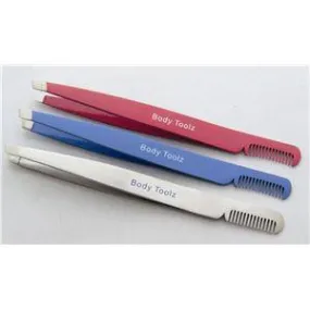 BODY TOOLZ  COMB-N-TWEEZ-PINK