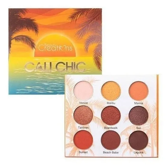 CaliChic High Pigmented 9 Color Eyeshadow Palette