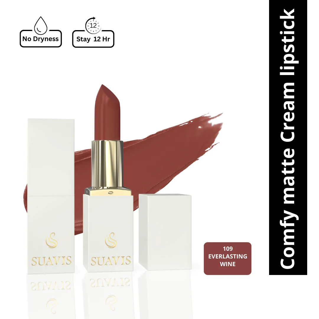 Creamy matte lipstick