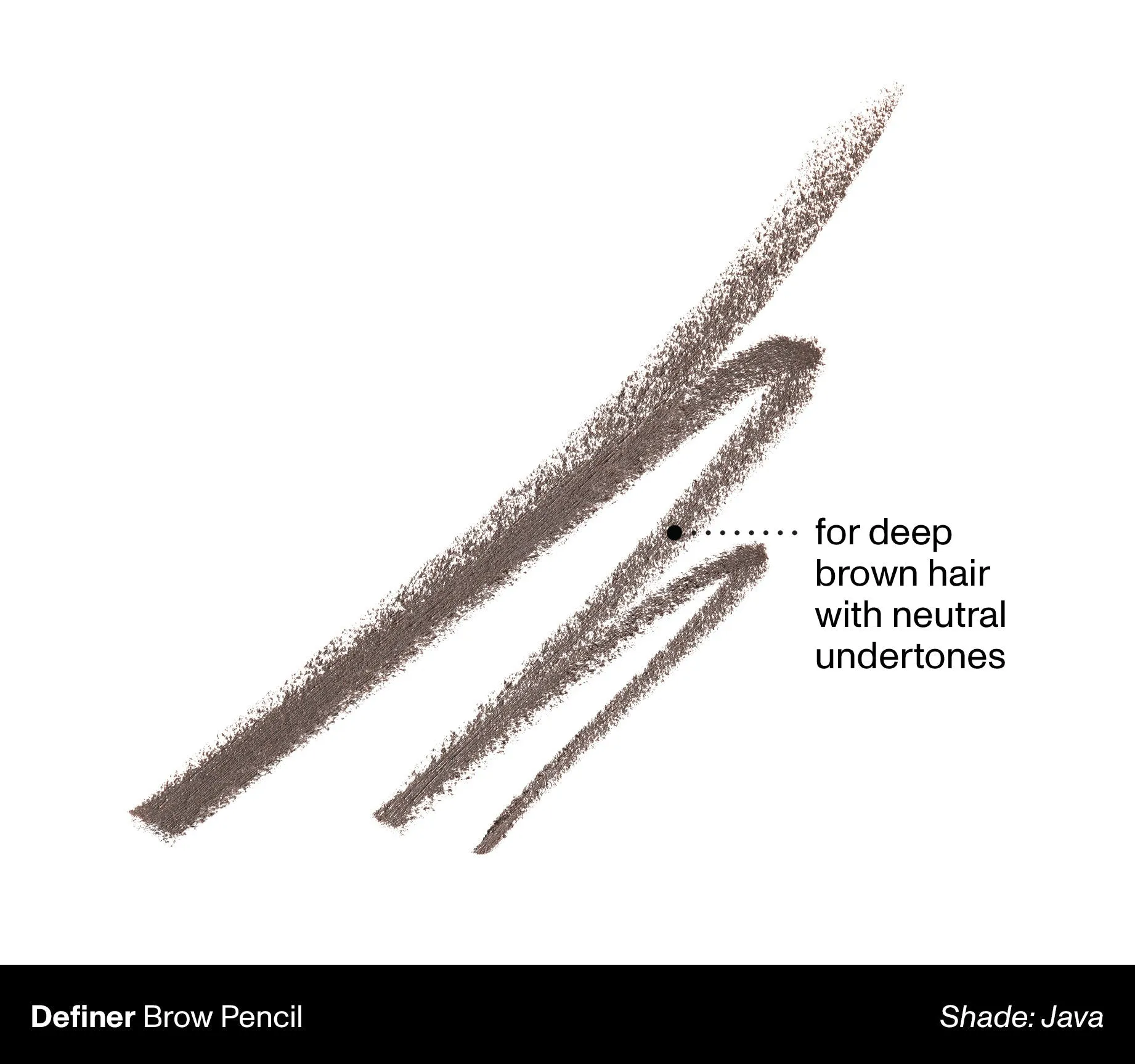Definer Dual-Ended Brow Pencil & Spoolie - Java