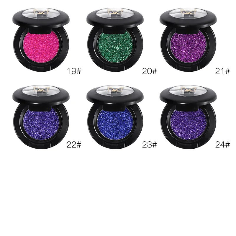 Diamond Glitter Eyeshadow 24 Colors For Shimmer Metal Eye