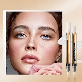 Ehinew Eyeshadow Stick - Neutral and Brown Metallic Eye Shadow Stick Makeup - Champagne Matte & Glitter Eyeshadow - Creamy & Waterproof Eyeshadow Brightener Pencil (8# Golden)