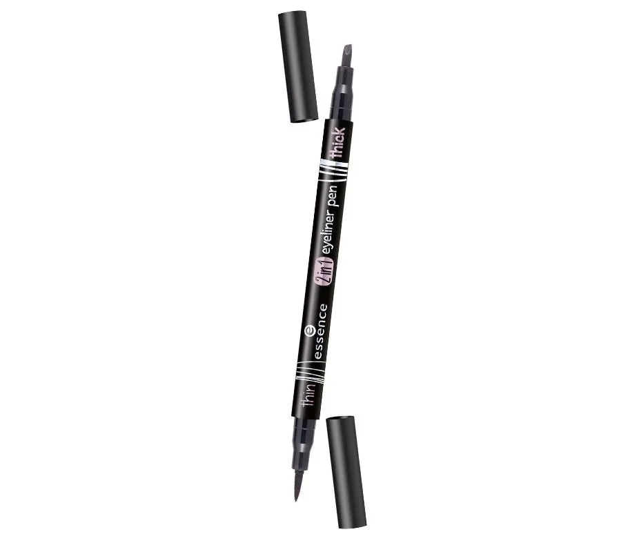 ess. 2 in 1 eyeliner pen thin & thick