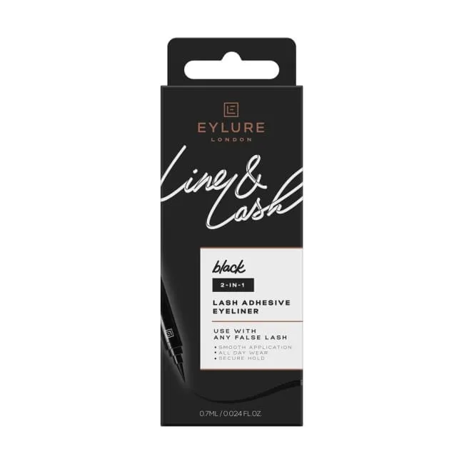 Eylure Line & Lash Adhesive Eyeliner - Black