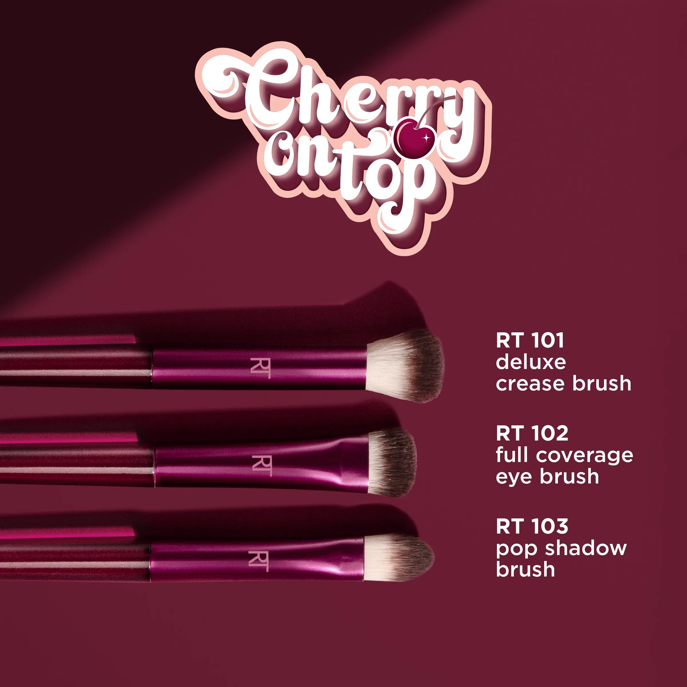 Limited Edition Cherry On Top MesmerEYES Brush Trio