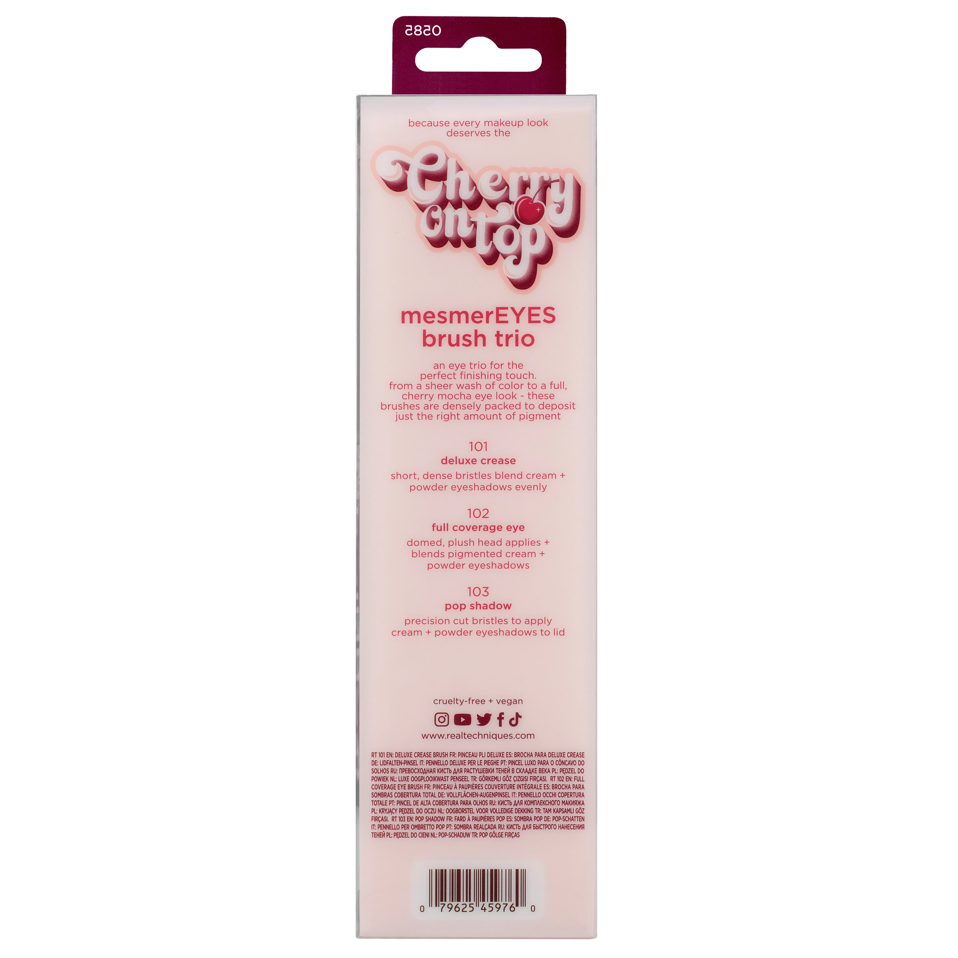 Limited Edition Cherry On Top MesmerEYES Brush Trio