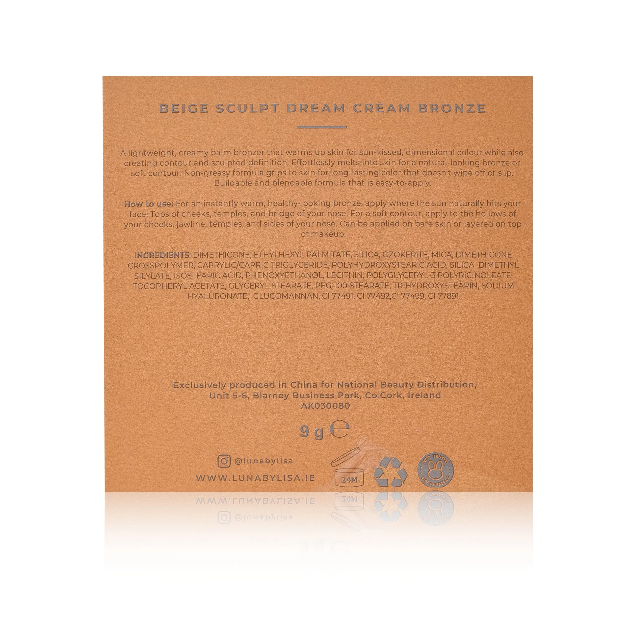 Luna by Lisa Cream Bronzer Beige Sculpt