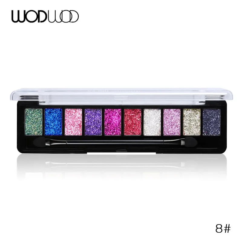 Makeup Palette 10 Color Nude Matte Eyeshadow Shimmer Diamond Glitter
