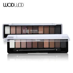 Makeup Palette 10 Color Nude Matte Eyeshadow Shimmer Diamond Glitter