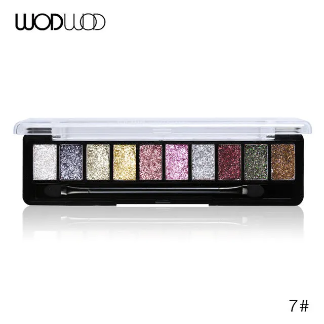 Makeup Palette 10 Color Nude Matte Eyeshadow Shimmer Diamond Glitter