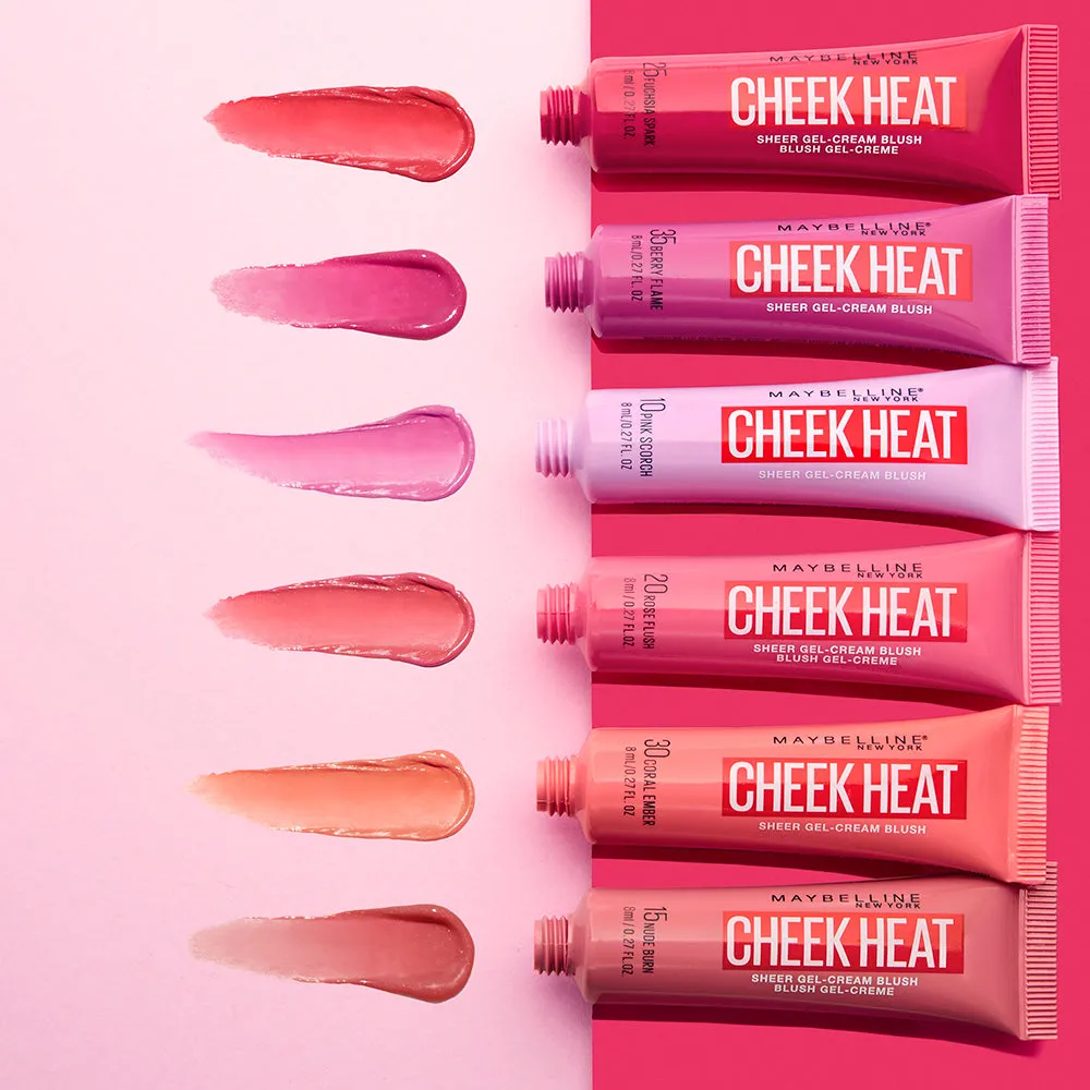 MAYBELLINE Cheek Heat Blush - Pink Scorch #10