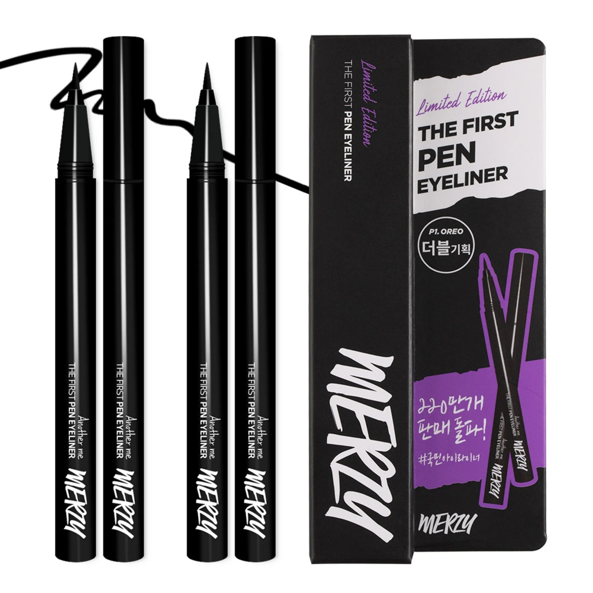 Merzy The First Pen Eyeliner 0.5g, Oreo, 2 pcs - Eyeliner - 🏆 #85 - Beauty - Best of December