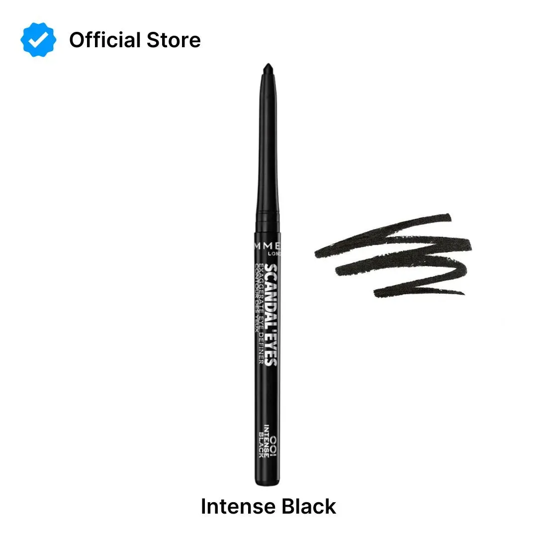 Rimmel London Scandaleyes Exaggerate Eye Definer - 001 Intense Black
