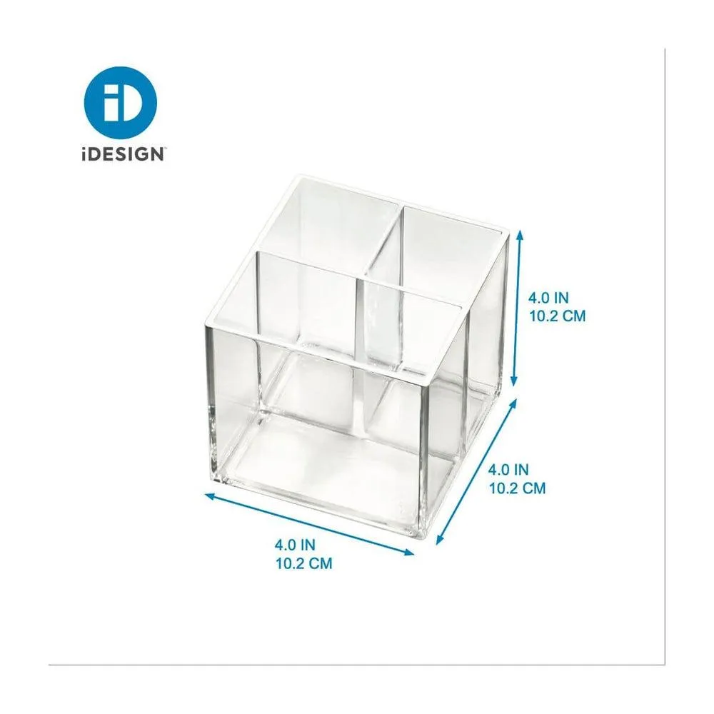 Sarah Tanno by iDesign Cosmetic Cube Makeup Organiser Clear