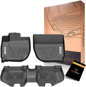 YITAMOTOR® 2016-2022 Honda HR-V Floor Mats, Custom-Fit Black TPE Floor Liners,1st & 2nd Row All-Weather Protection